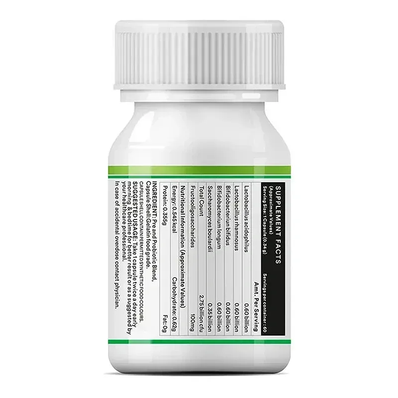 Пребіотик та пробіотик 60 капс Inlife Prebiotic & Probiotic