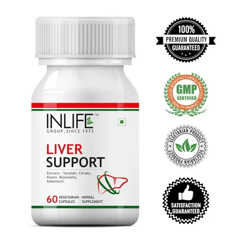 Поддержка печени 500 мг 60 капс Inlife Liver Support
