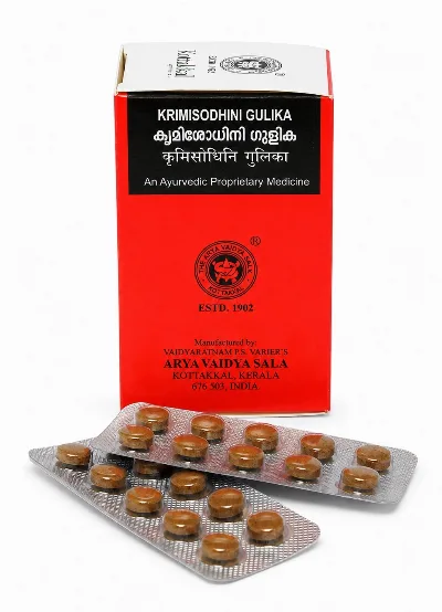 Крімісодхіні Гуліка 100 табл Kottakkal Krimisodhini Gulika