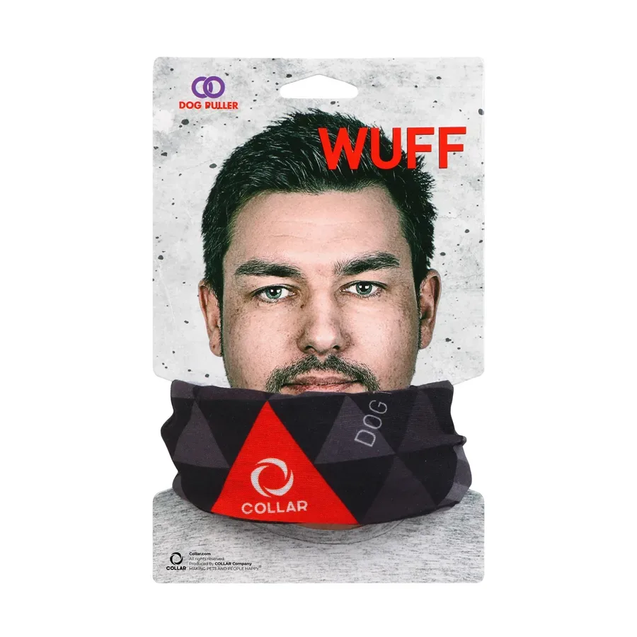 Багатофункційний головний убір Wuff, поліестер, №1, чорний Collar Buff