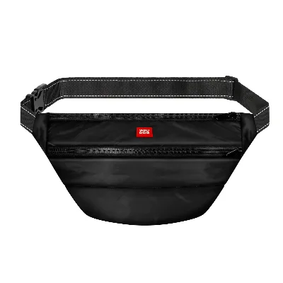 Поясна сумка-бананка, розмір 33*17*10 см, чорний WAUDOG Family Waist Bag