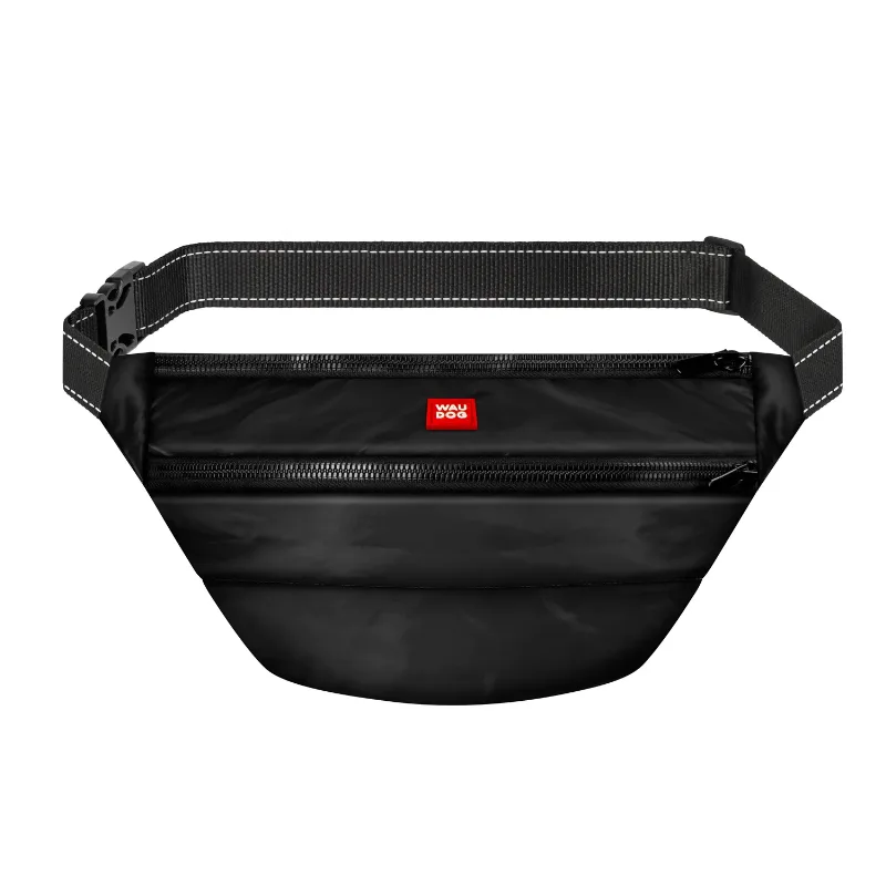 Поясна сумка-бананка, розмір 33*17*10 см, чорний WAUDOG Family Waist Bag