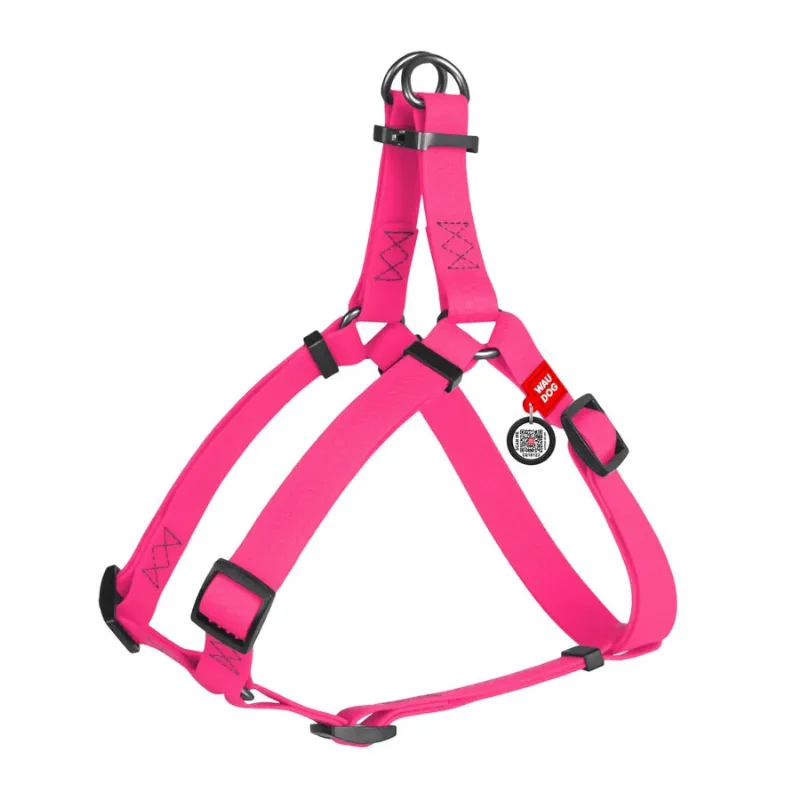 Шлея для собак водостійка, XS, рожевий WAUDOG Waterproof Harness