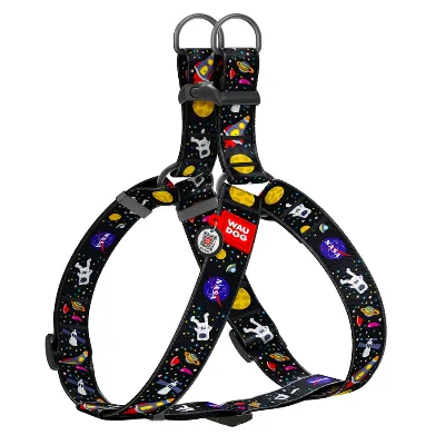 Шлея для собак «NASA», XL WAUDOG Nylon Harness NASA