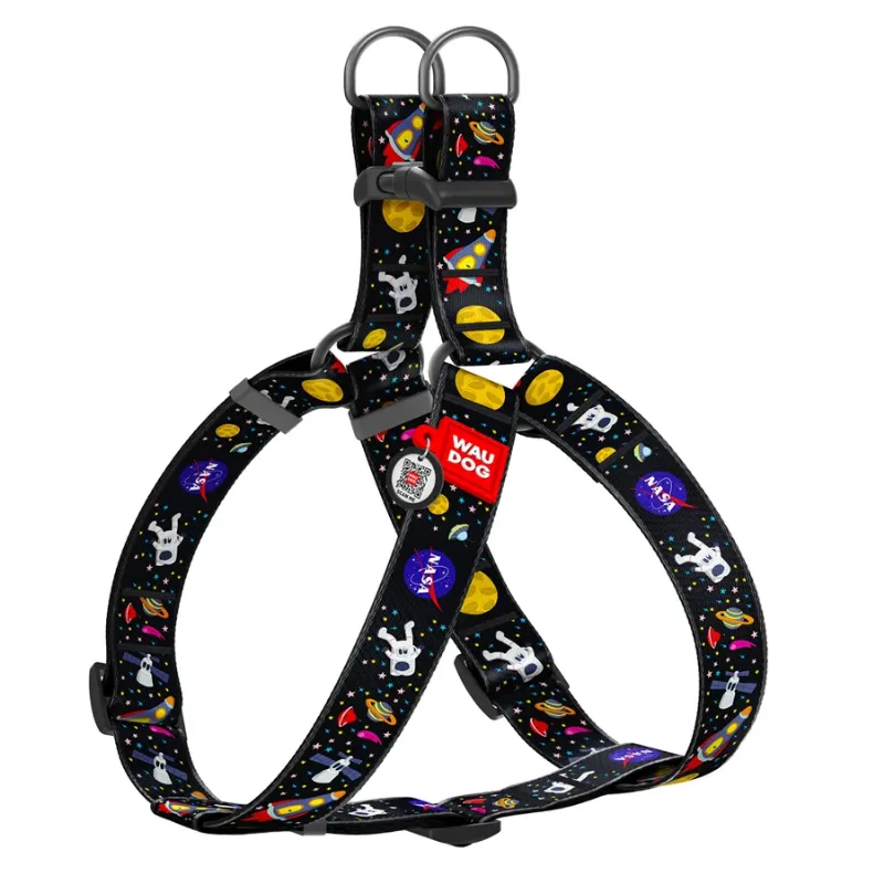 Шлея для собак «NASA», XL WAUDOG Nylon Harness NASA