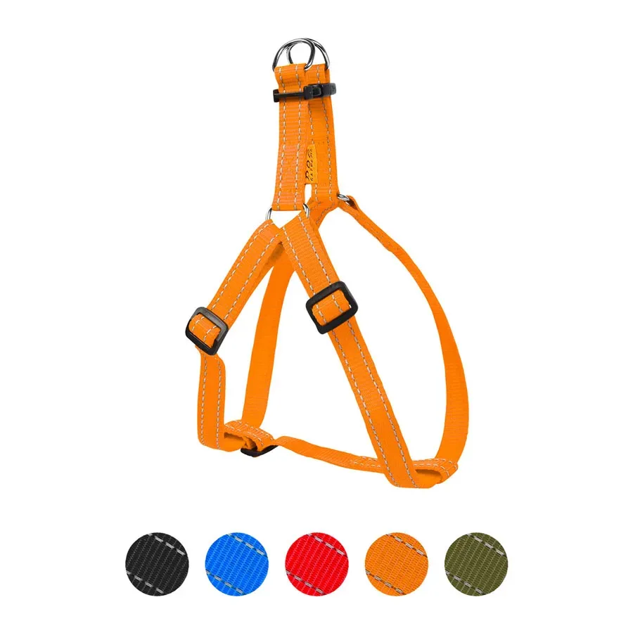 Шлея з нейлону, регульована, M, помаранчевий Dog Extreme Harness