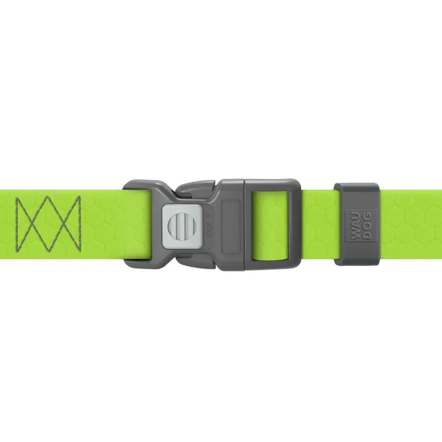 Шлея для собак водостійка анатомічна Н-подібна, M, салатовий WAUDOG Waterproof Anatomic Harness