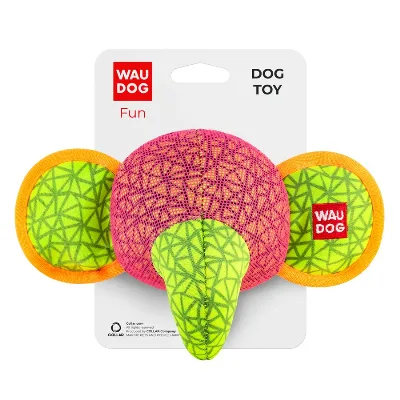 Игрушка для собак, "Слон", розовый WAUDOG Fun Elephant Toy