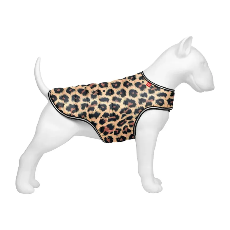 Курточка-накидка для собак «Леопард», L WAUDOG Clothes Dog Cape Jacket Leopard