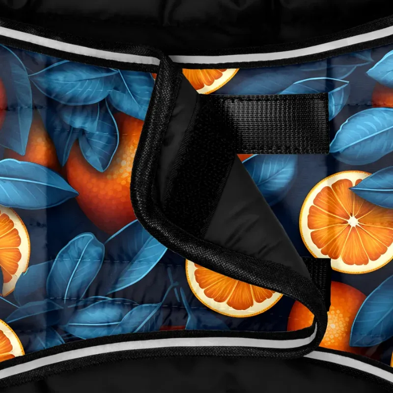 Курточка-накидка для собак «Апельсини», XL WAUDOG Clothes Dog Cape Jacket Oranges
