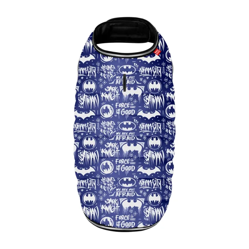 Курточка-накидка для собак «Бетмен біло-блакитний», XXS WAUDOG Clothes Dog Cape Jacket Batman White-Blue