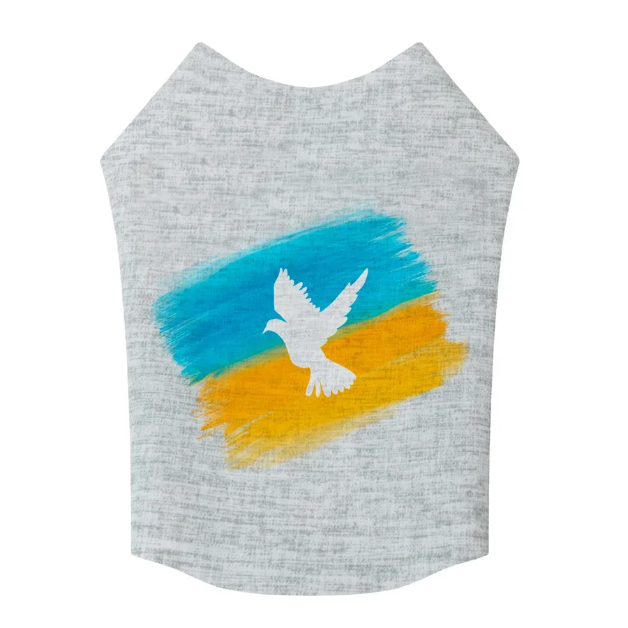 Майка для собак «Прапор», S30 WAUDOG Clothes Dog T-Shirt Flag