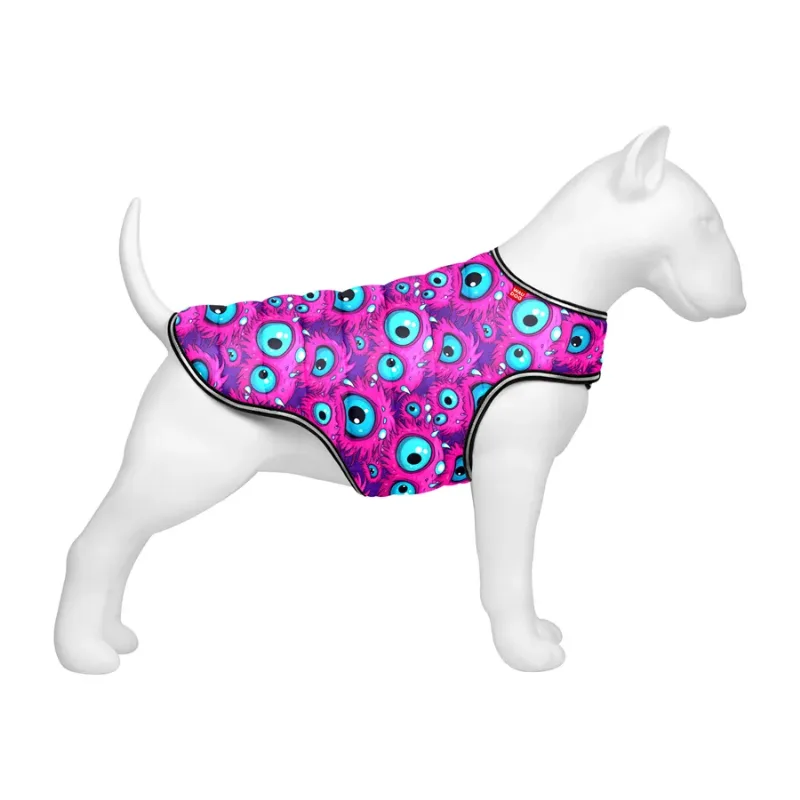 Курточка-накидка для собак «Око монстра», XXS WAUDOG Clothes Dog Cape Jacket Monster Eye