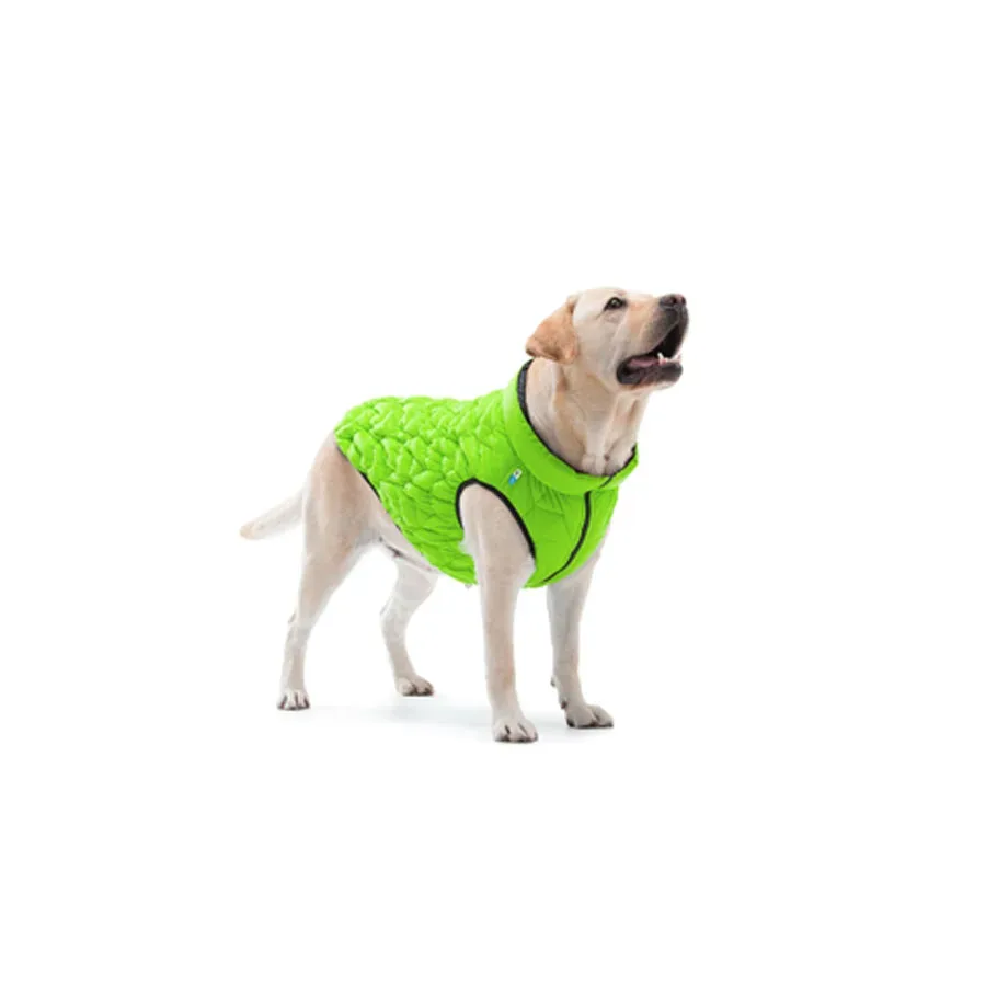 Курточка двусторонняя, L55, салатово-черная AiryVest UNI Dog Jacket