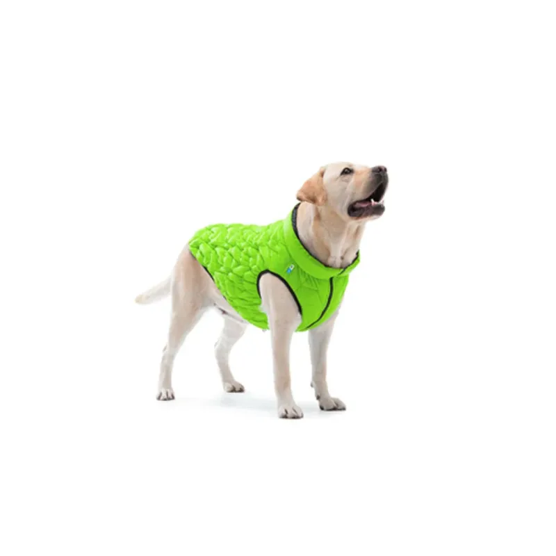 Курточка двусторонняя, L55, салатово-черная AiryVest UNI Dog Jacket
