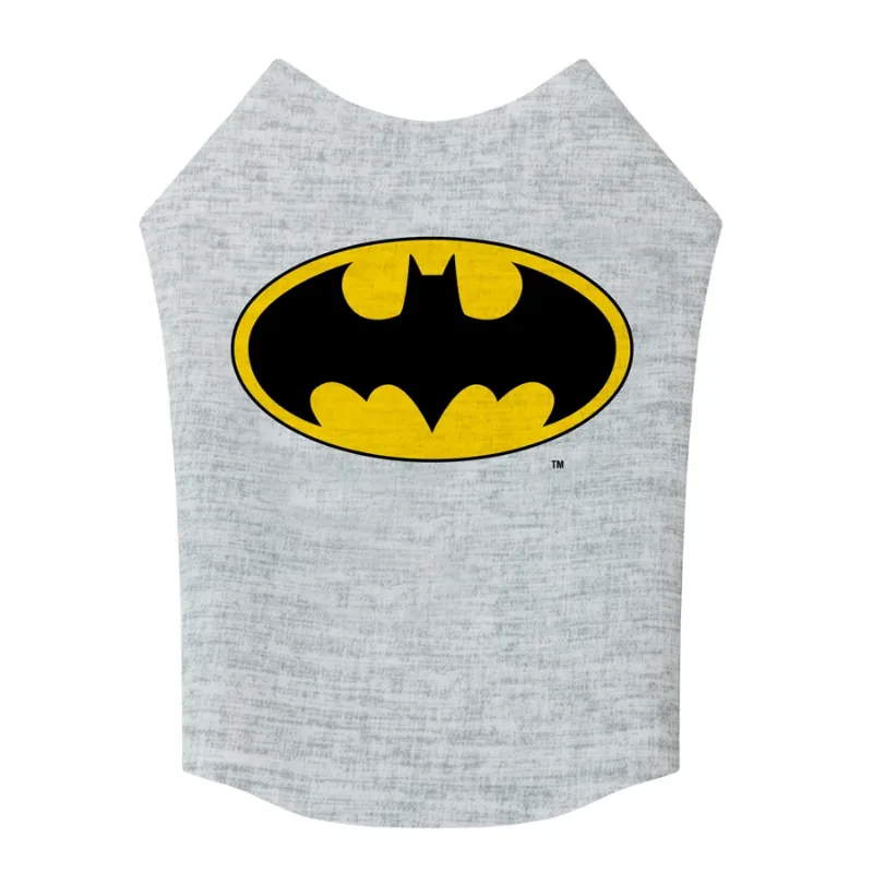 Майка для собак «Бэтмен лого», M45 WAUDOG Clothes Dog T-Shirt Batman Logo