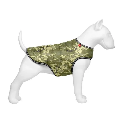 Куртка-накидка для собак «Мілітарі», XL WAUDOG Clothes Dog Cape Jacket Military