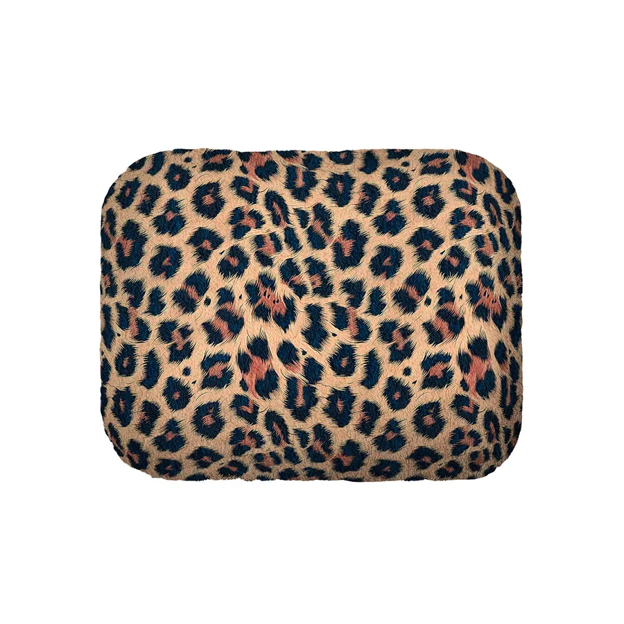 Лежанка для собак «Леопард», M WAUDOG Relax Pet Bed with Cushion Leopard