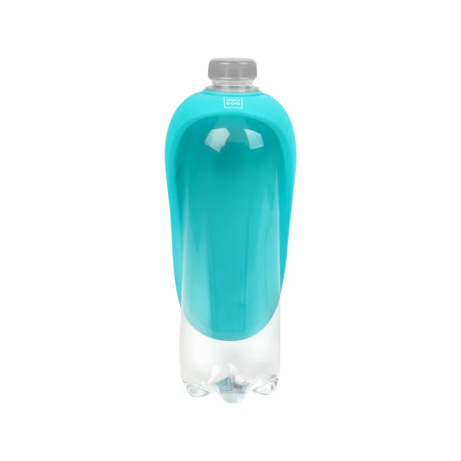Поилка-насадка на бутылку, 165х90 мм, голубой WAUDOG Silicone Bottle Drinker