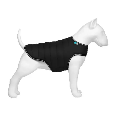 Куртка-накидка для собак, L, чорний AiryVest Dog Cape Jacket