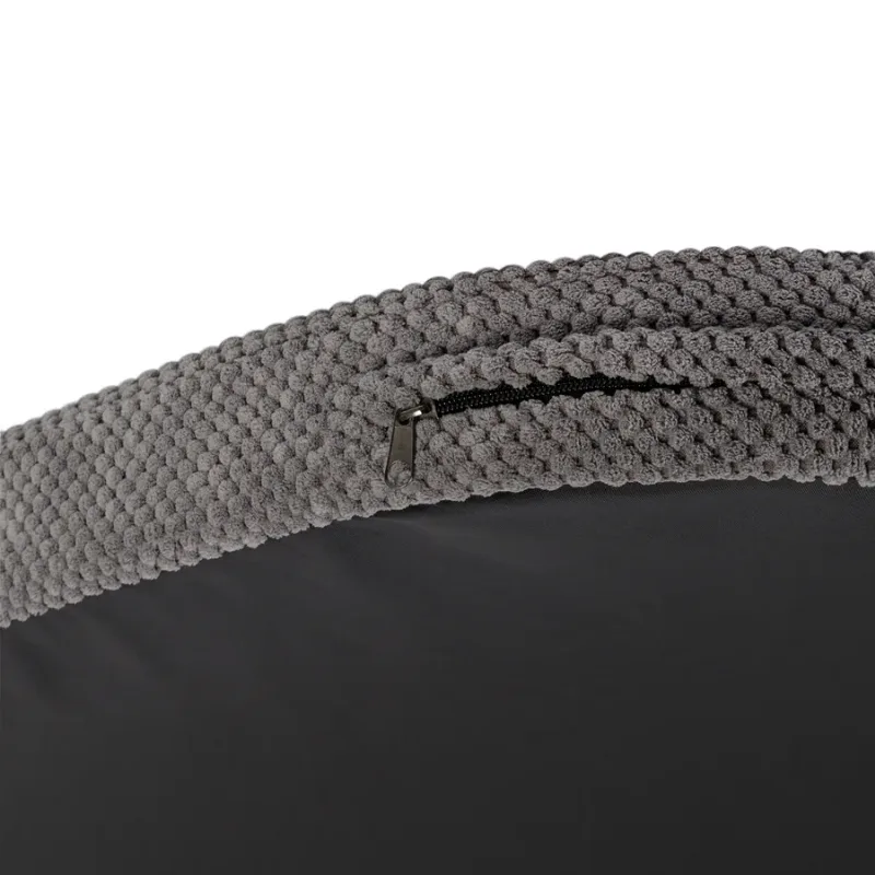 Лежанка для собак, Дорис велюр, со съемным чехлом, M, серый WAUDOG Relax Pet Bed