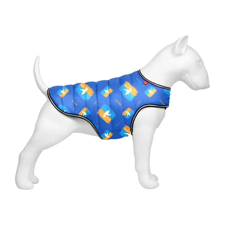 Куртка-накидка для собак «Прапор», L WAUDOG Clothes Dog Cape Jacket Flag