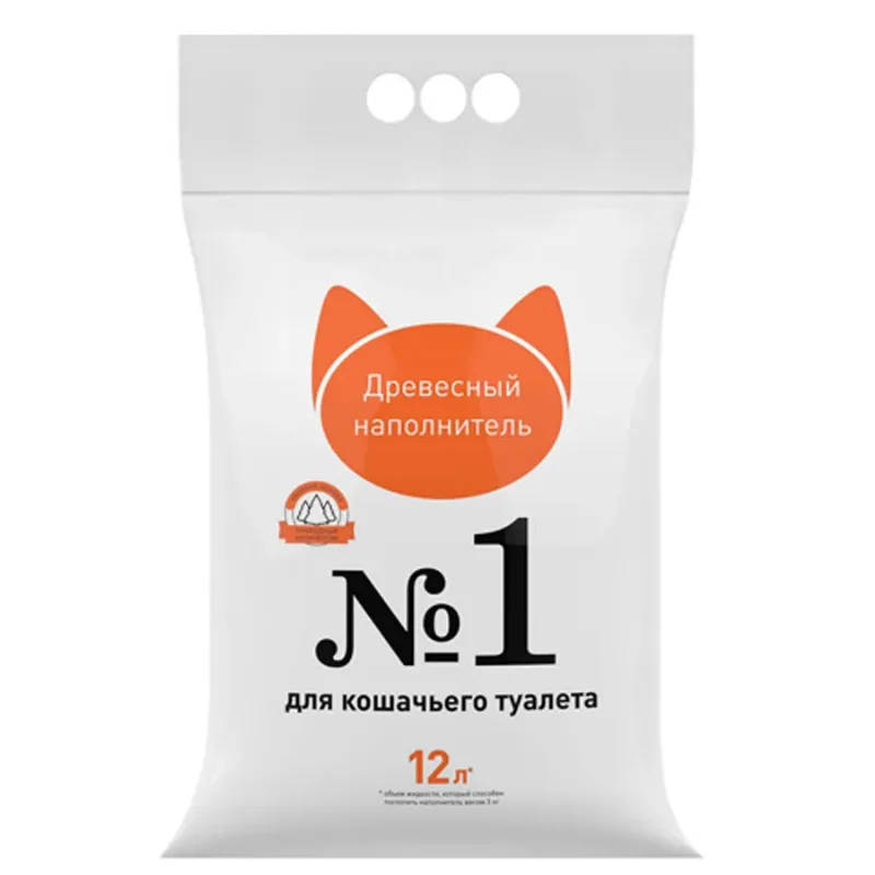 Древесный наполнитель 3кг SuperCat No.1 Cat Litter