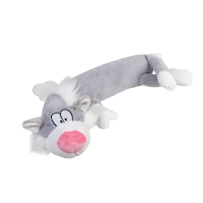 Игрушка для собак Кот с пищалкой, плюш, искусственный мех, 63 см GiGwi Plush Friendz Cat Plush Toy