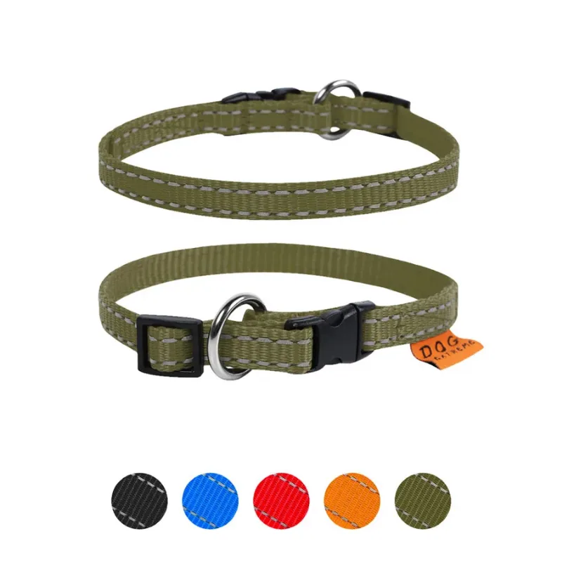 Нашийник з нейлону регульований, XS1, хакі Dog Extreme Collar