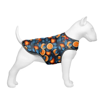 Курточка-накидка для собак «Апельсини», L WAUDOG Clothes Dog Cape Jacket Oranges