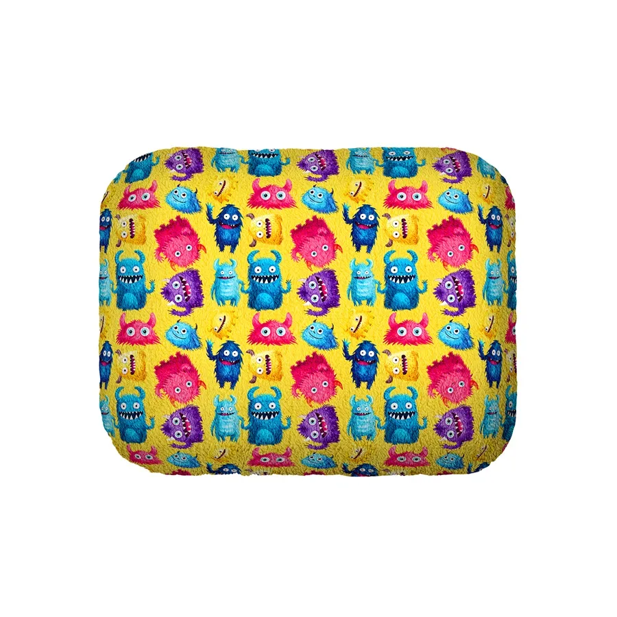 Лежанка для собак «Мохнаті монстри», M WAUDOG Relax Pet Bed with Cushion Furry Monsters