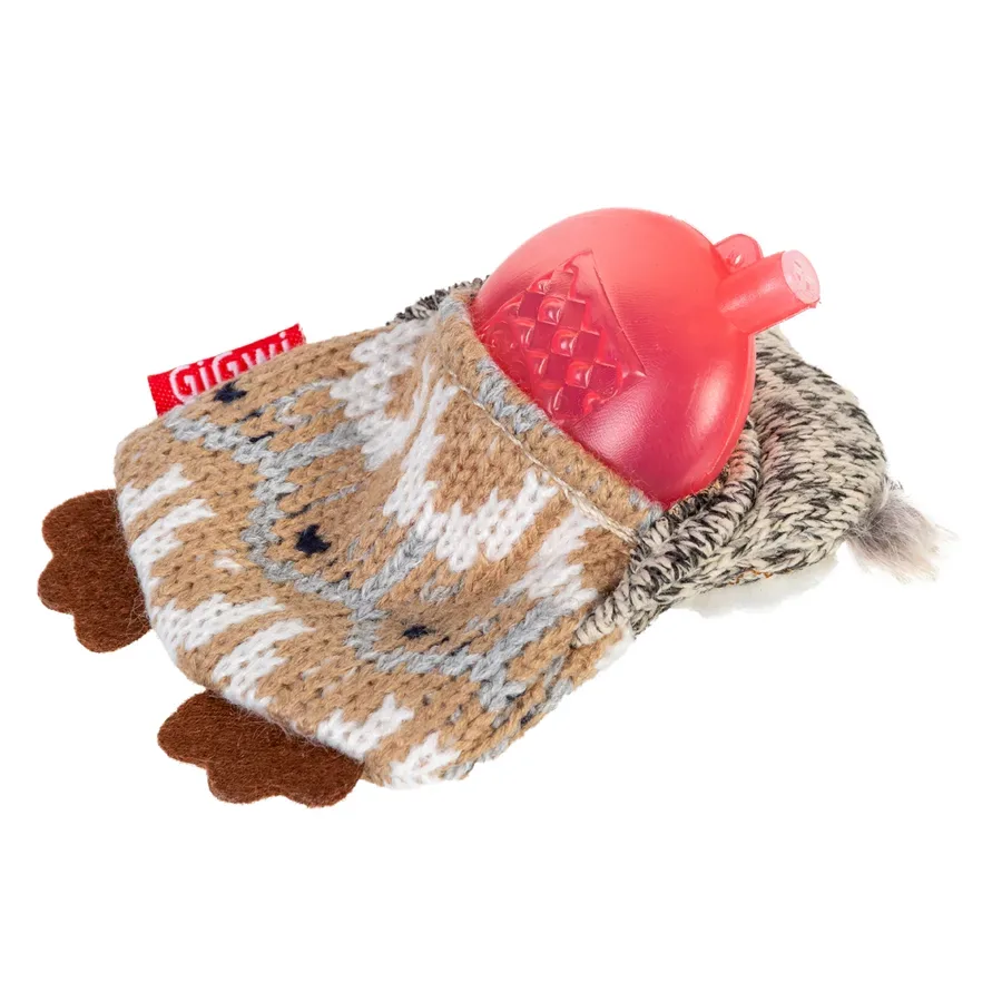Іграшка для собак Сова з пищалкою, текстиль, 10 см GiGwi Plush Friendz Owl Plush Toy