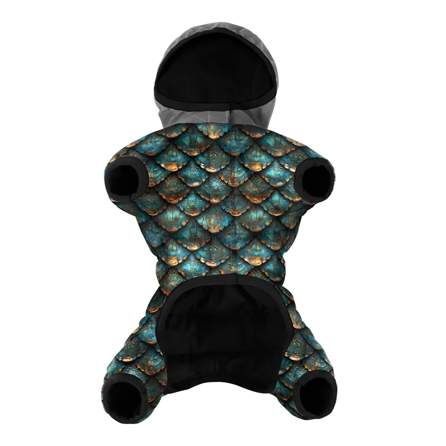 Комбинезон для собак «Чешуя», M45 WAUDOG Clothes Dog Jumpsuit Scales