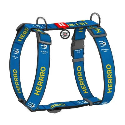 Шлея для собак анатомічна H-подібна «Патрон», XL WAUDOG Nylon Anatomic Harness Patron
