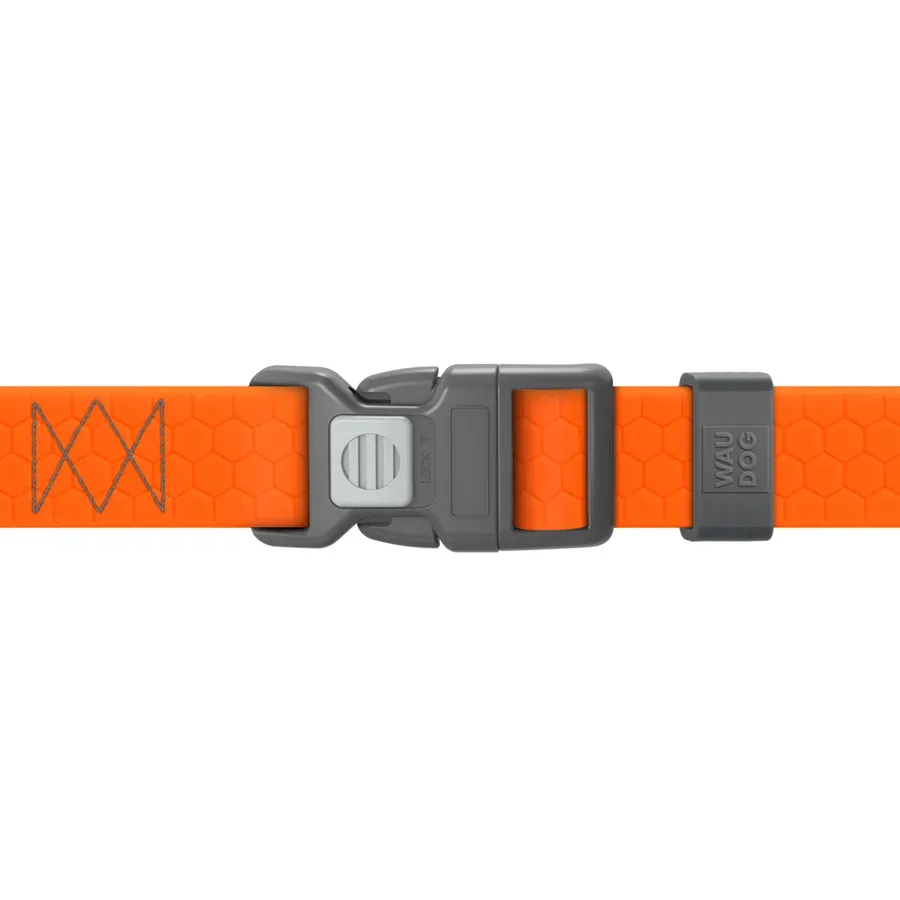Шлея для собак водостойкая анатомическая Н-образная, S, оранжевый WAUDOG Waterproof Anatomic Harness