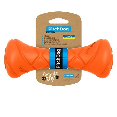 Ігрова гантель для апортировки, помаранчевий PitchDog Dumbbell