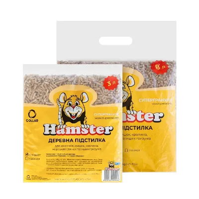 Супергранулы Hamster Стандарт, 2 кг в эконом упаковке SuperCat Rodent Bedding