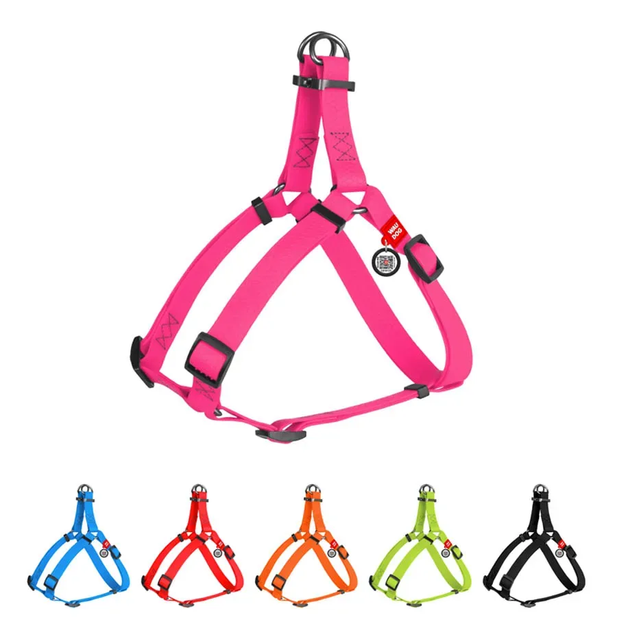 Шлея для собак водостойкая, S, розовый WAUDOG Waterproof Harness