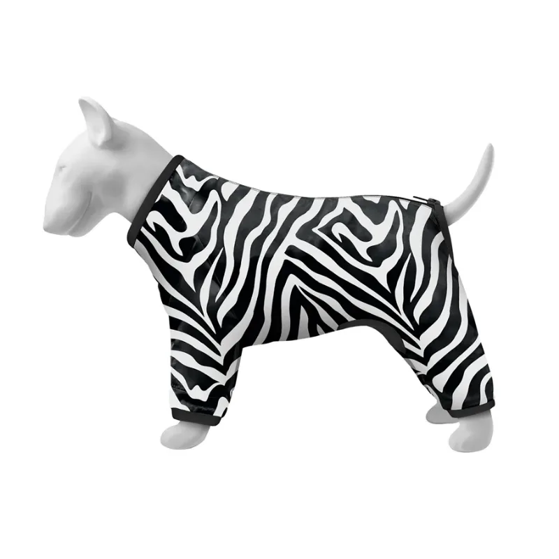 Вітровка для собак «Зебра», S35 WAUDOG Clothes Dog Windbreaker Zebra