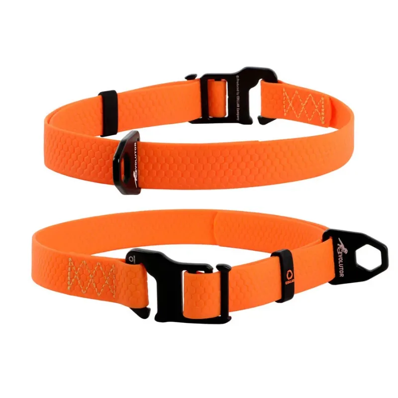 Нашийник, регульований, універсальний, S-XL, помаранчевий EVOLUTOR Collar