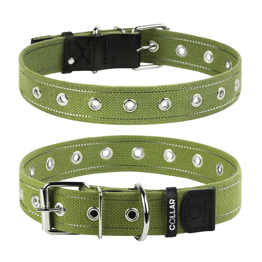 Ошейник х/б тесьма Брезент безразмерный, L Collar Canvas Collar