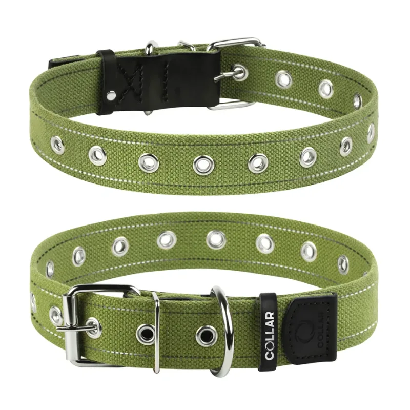Ошейник х/б тесьма Брезент безразмерный, L Collar Canvas Collar