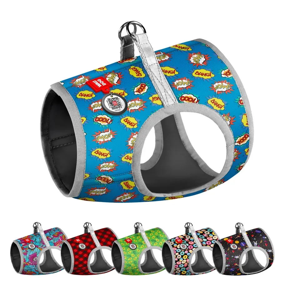 Шлея для собак м'яка «ВАУ», S1 WAUDOG Clothes Soft Harness WOW