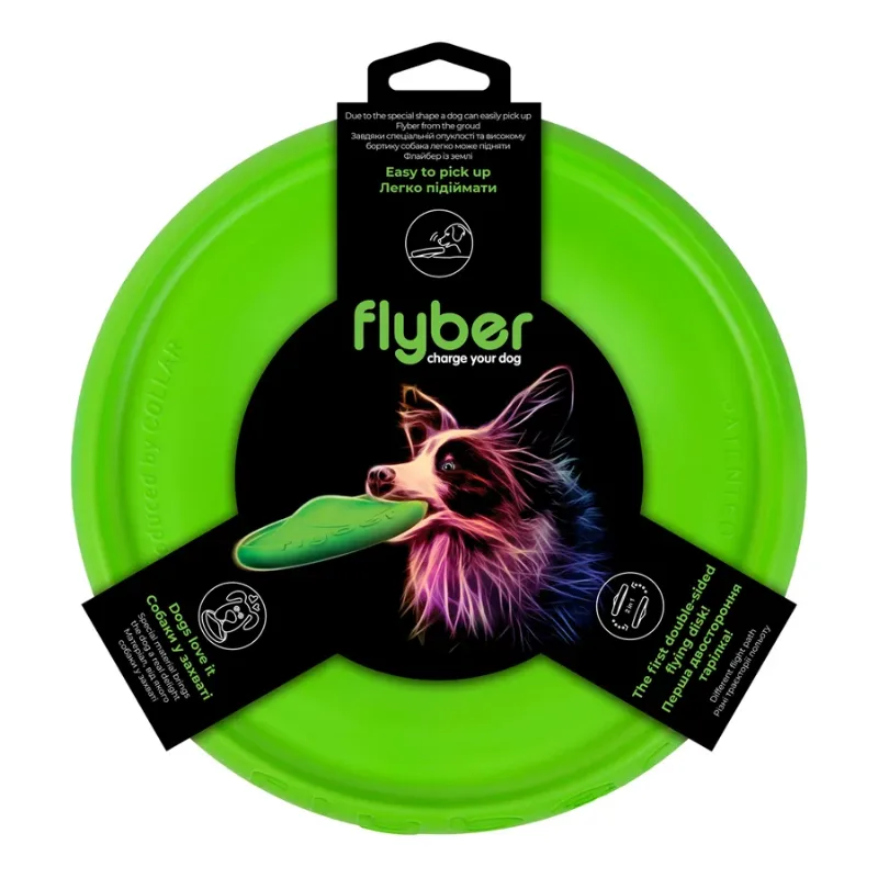 Літаюча тарілка ФЛАЙБЕР, салатовий Flyber Flying Disc