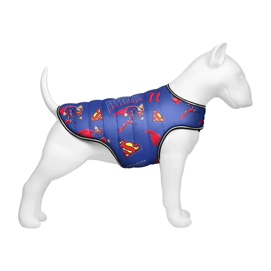 Курточка-накидка для собак «Сила Супермена», L WAUDOG Clothes Dog Cape Jacket Superman Power