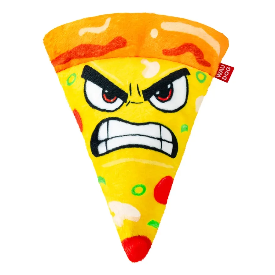 Іграшка для собак Піца, плюш WAUDOG Fun Plush Pizza Crunchy Toy