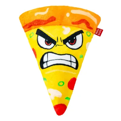 Іграшка для собак Піца, плюш WAUDOG Fun Plush Pizza Crunchy Toy