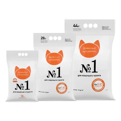 Древесный наполнитель 9+2кг SuperCat No.1 Cat Litter