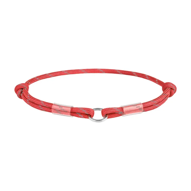 Шнурок для адресника из паракорда, светоотражающий, S, красный WAUDOG Smart ID Tag Cord