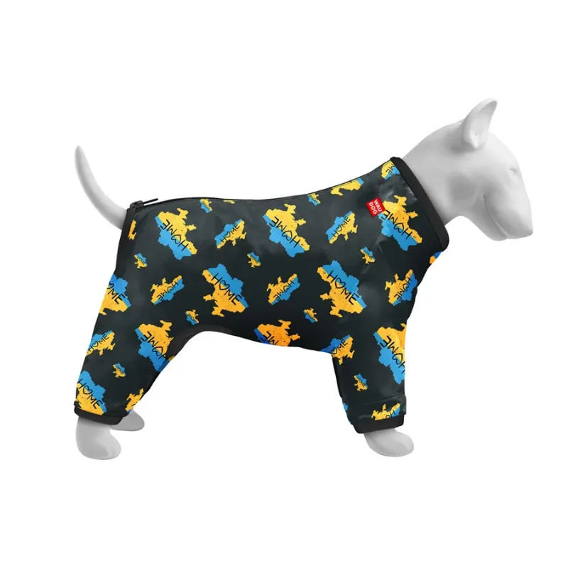 Вітровка для собак «Дім», S30 WAUDOG Clothes Dog Windbreaker Home